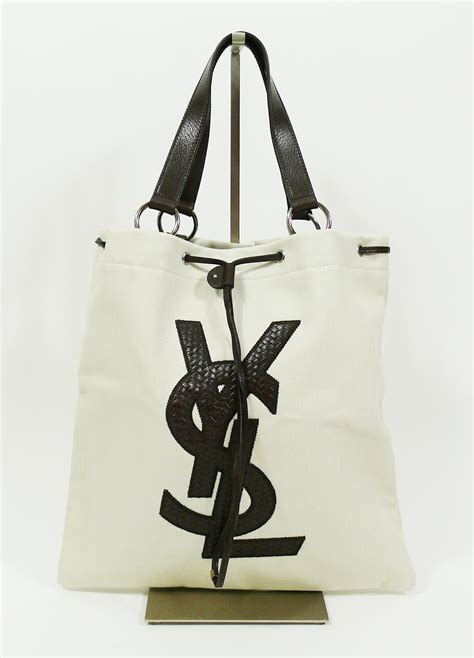 ysl canvas purse|ysl canvas tote bag.